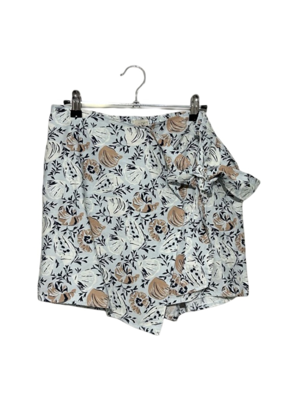 LOFT Small‎ Light Blue Floral Skort